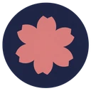 SakuraDate cherry blossom logo